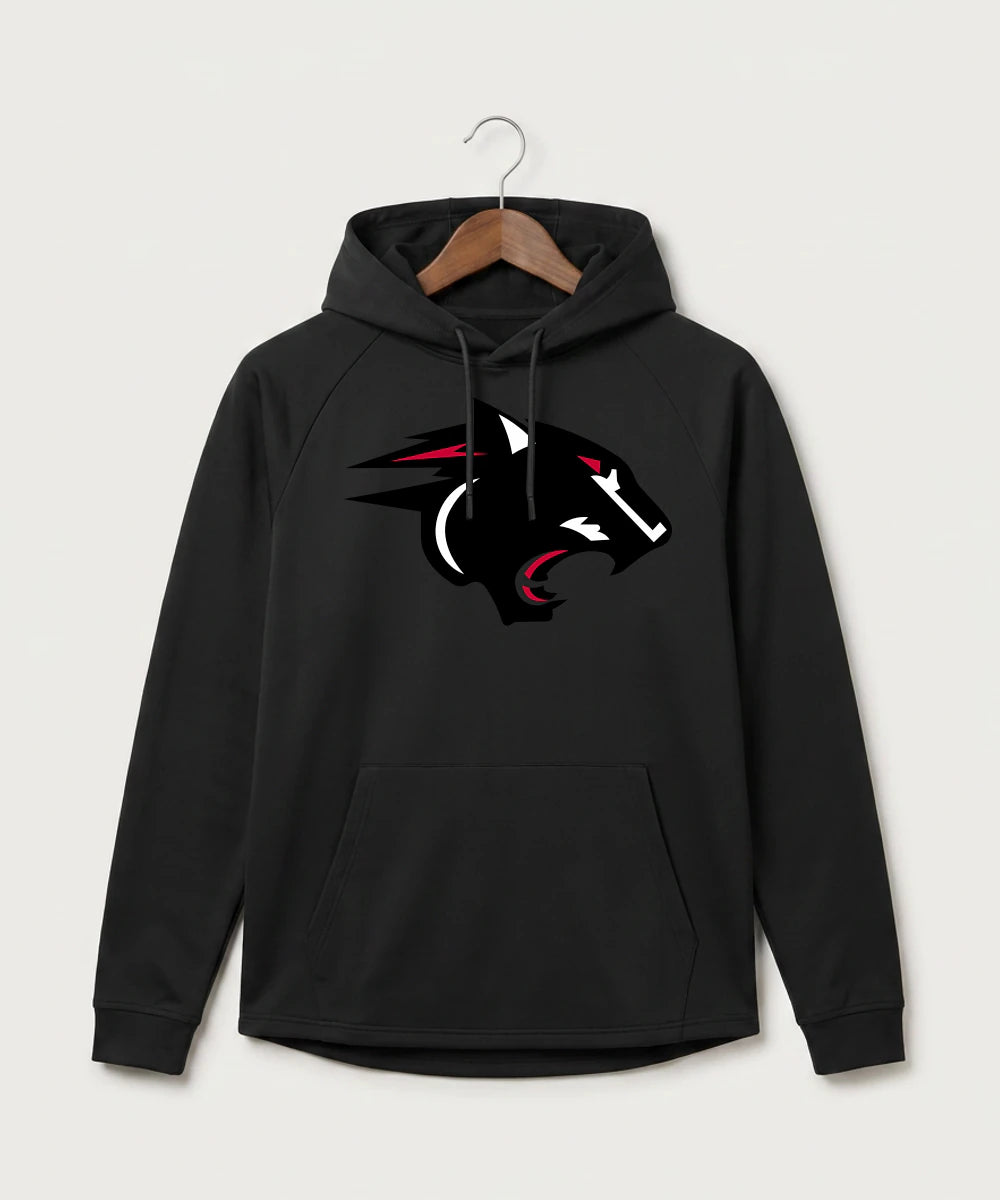 Nrheg Panthers High School Football (Boys) - Black Hoodie - Full Front