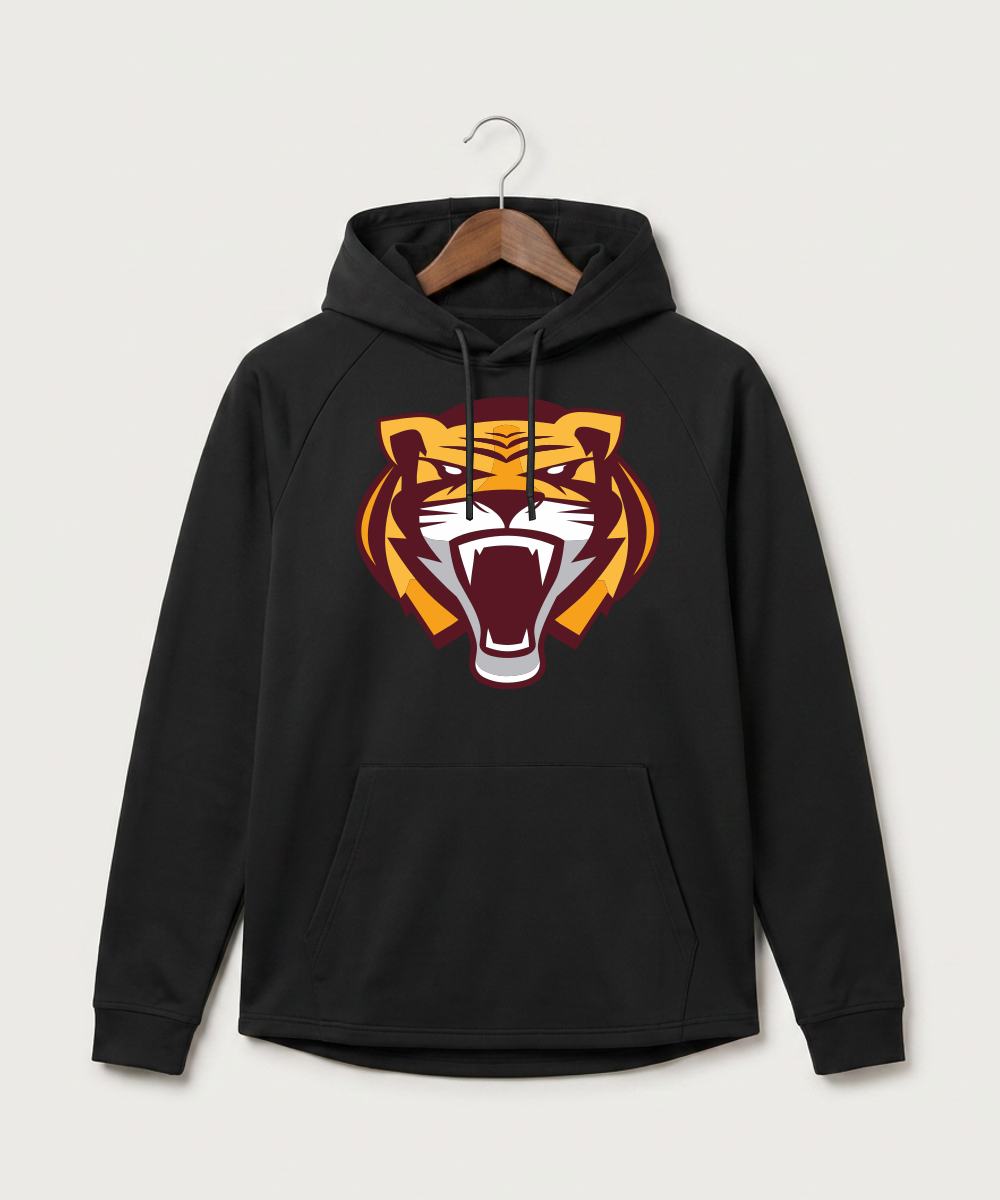 Stewartville High School Football (Boys) - Black Hoodie - Full Front