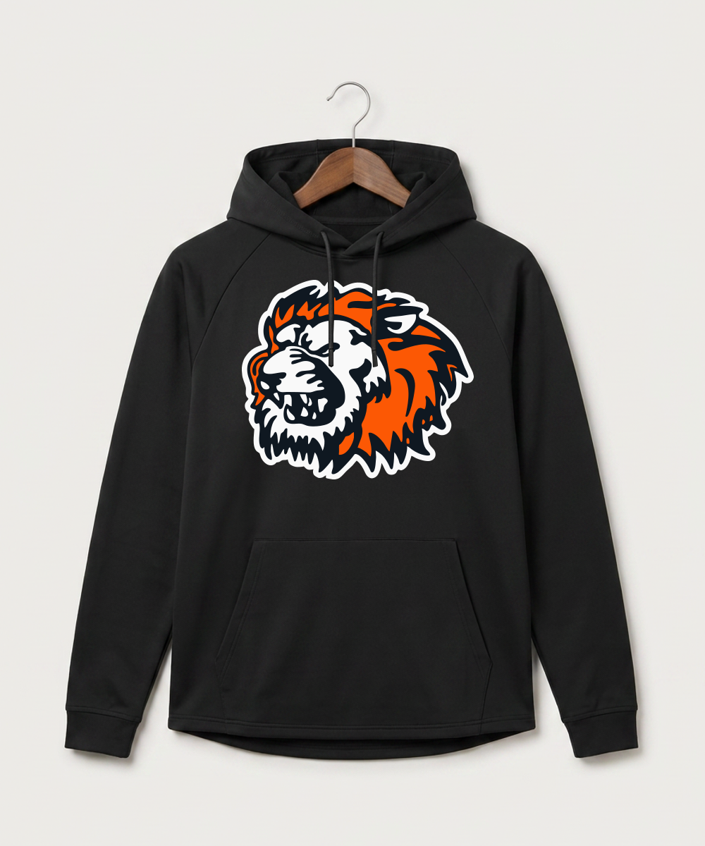 Ogilvie High School Football (Boys) - Black Hoodie - Full Front