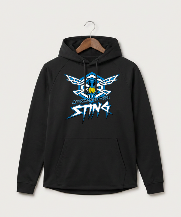 Minnesota Sting Athletics - Black Hoodie - Full Front
