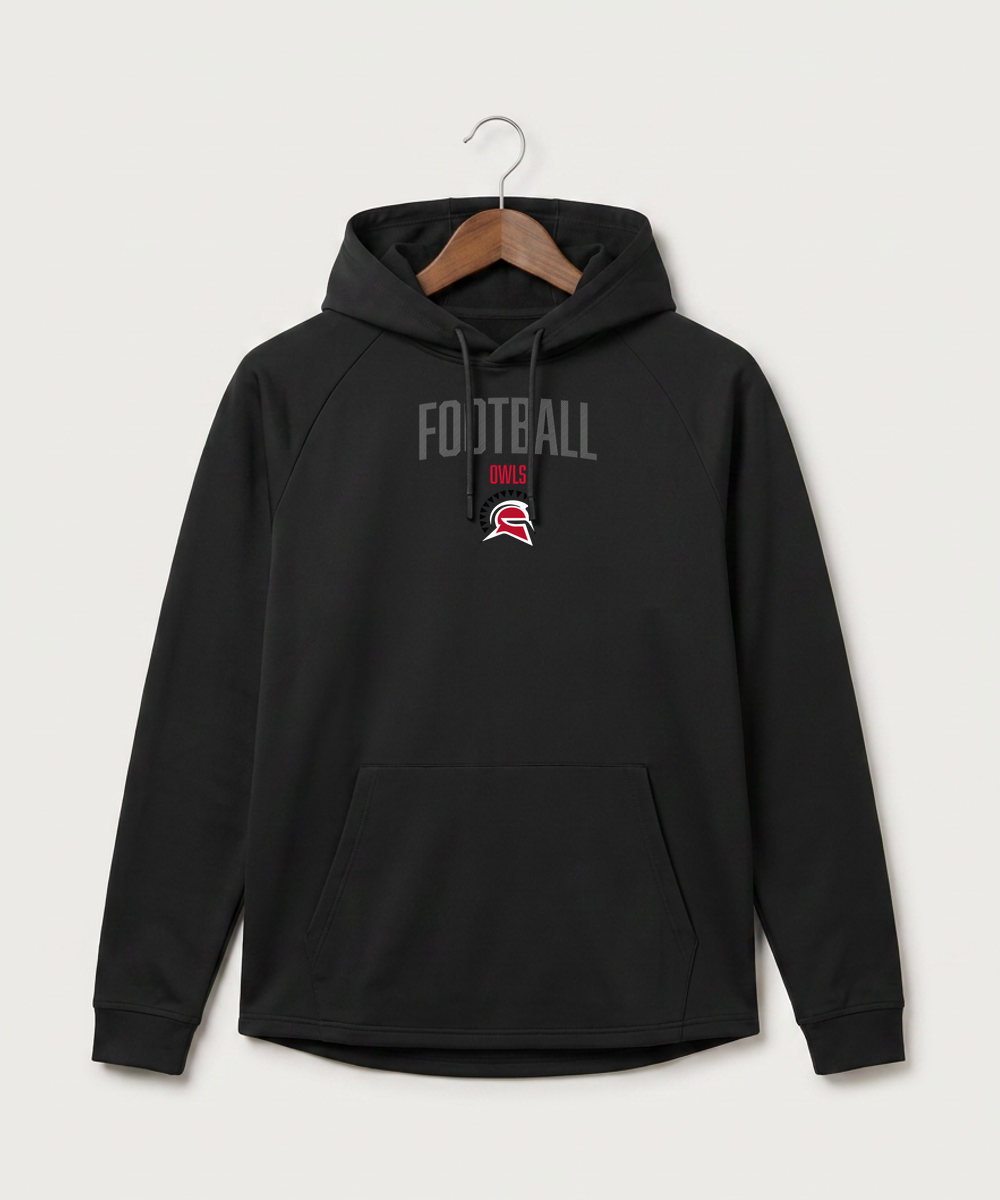 Hancock High School Football (Boys) - Black Hoodie - Full Front