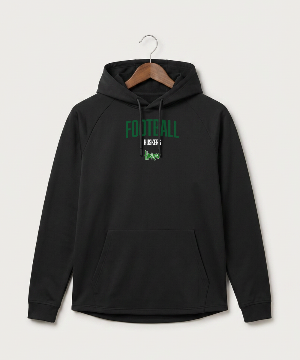Holdingford High School Football (Boys) - Black Hoodie - Full Front