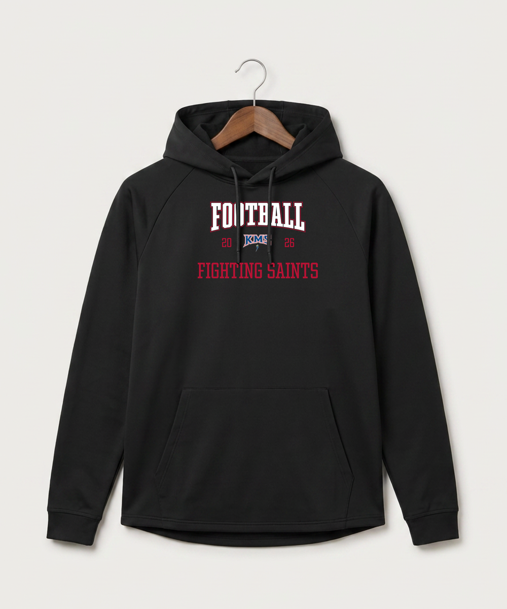 Kerkhoven-Murdock-Sunburg High School Football (Boys) - Black Hoodie - Full Front