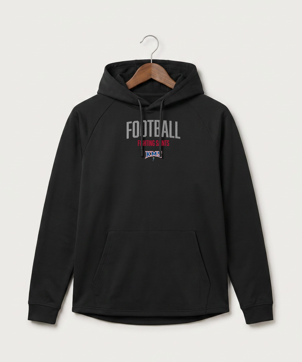 Kerkhoven-Murdock-Sunburg High School Football (Boys) - Black Hoodie - Full Front