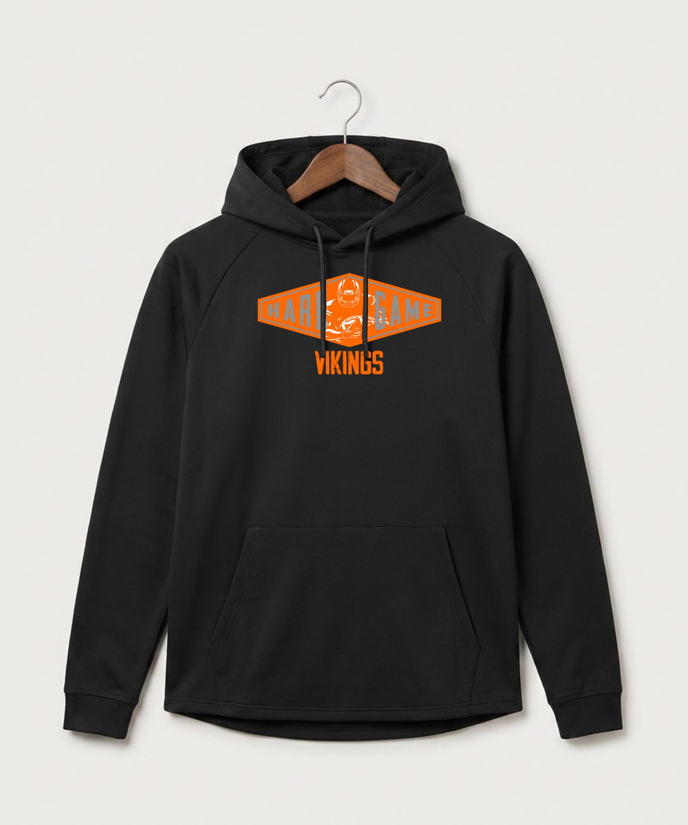 Littlefork Big Falls High School Football (Boys) - Black Hoodie - Full Front