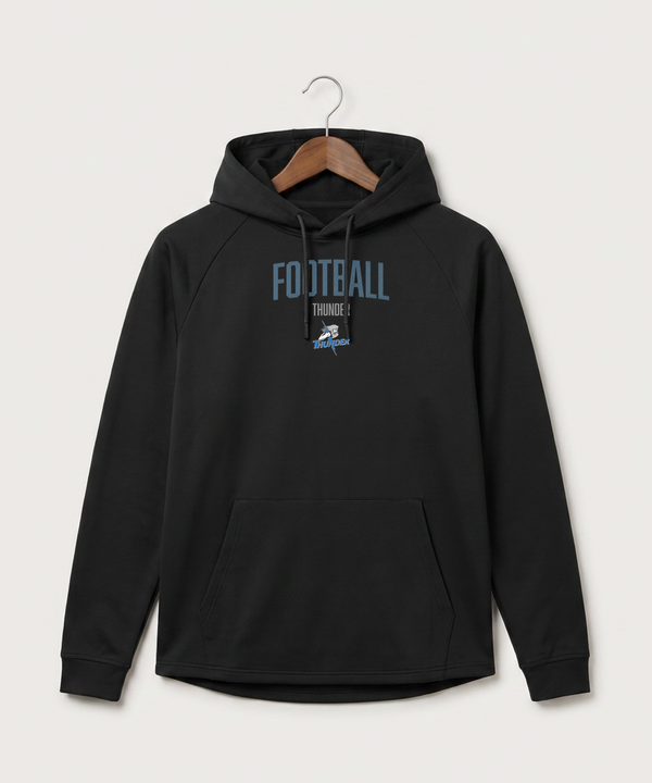 Long Prairie Grey Eagle High School Football (Boys) - Black Hoodie - Full Front