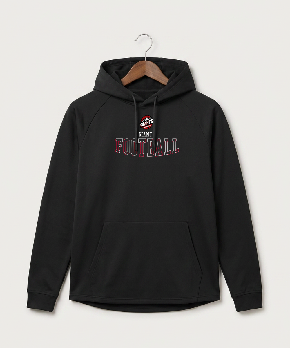 Mesabi East High School Football (Boys) - Black Hoodie - Full Front