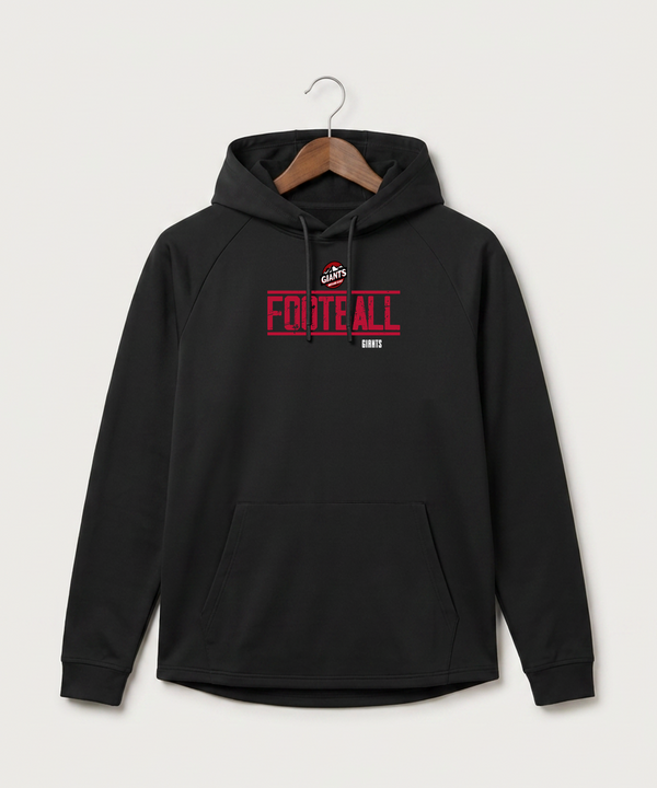 Mesabi East High School Football (Boys) - Black Hoodie - Full Front