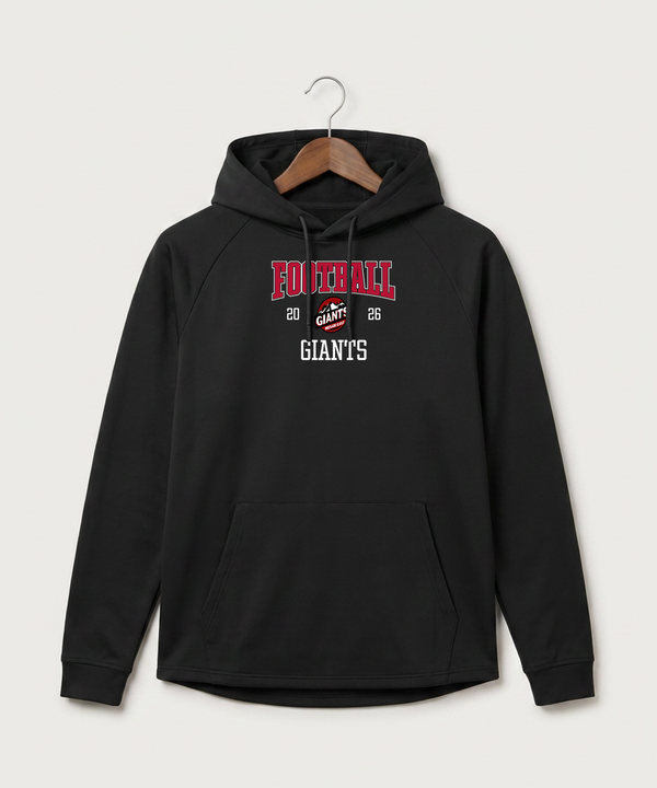 Mesabi East High School Football (Boys) - Black Hoodie - Full Front