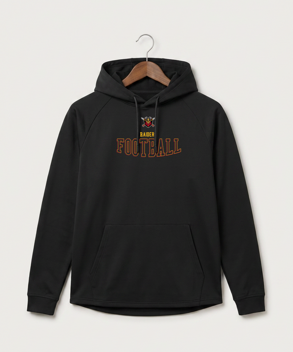 Mille Lacs High School Football (Boys) - Black Hoodie - Full Front