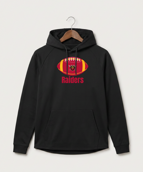 Mille Lacs High School Football (Boys) - Black Hoodie - Full Front