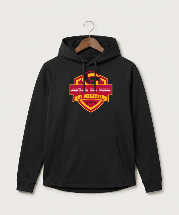 Northfield High School Volleyball (Girls) - Black Hoodie - Full Front