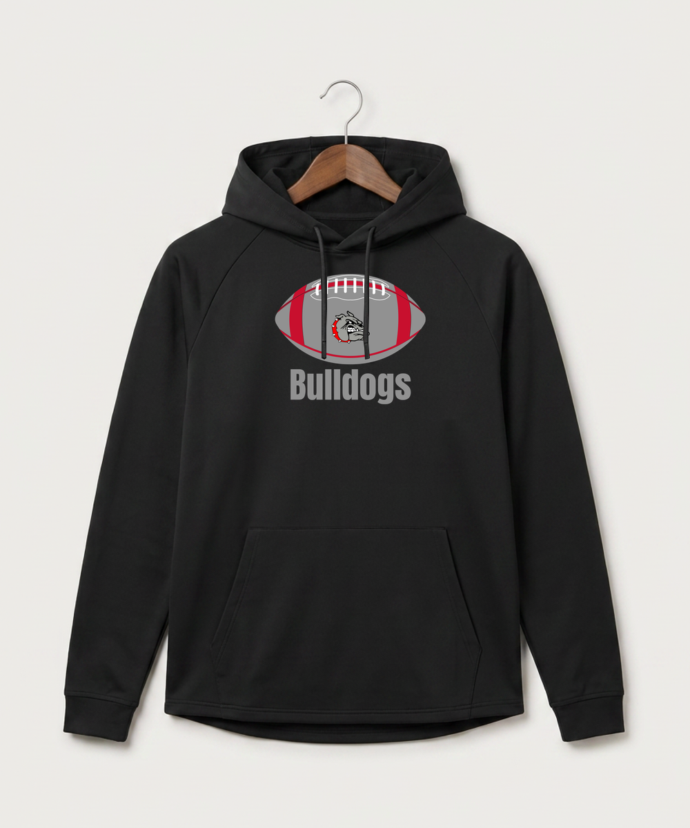 Otter Tail Central Football (Boys) - Black Hoodie - Full Front