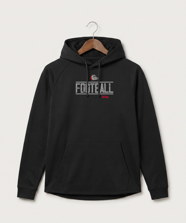 Otter Tail Central Football (Boys) - Black Hoodie - Full Front