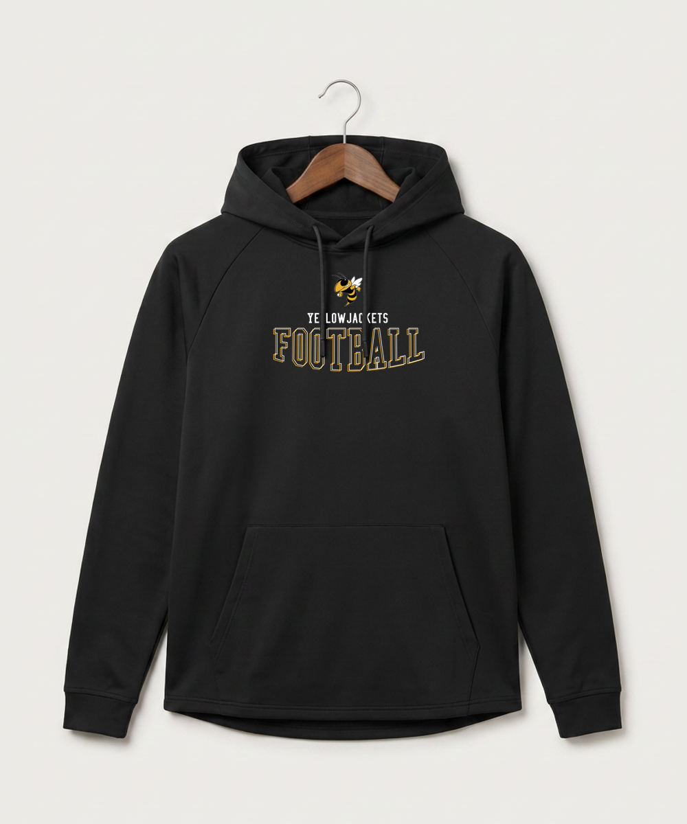 Perham High School Football (Boys) - Black Hoodie - Full Front