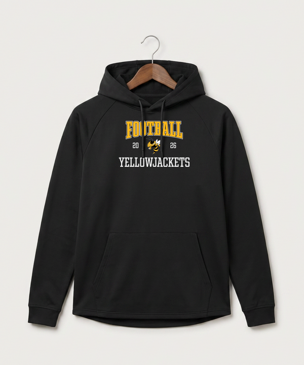 Perham High School Football (Boys) - Black Hoodie - Full Front