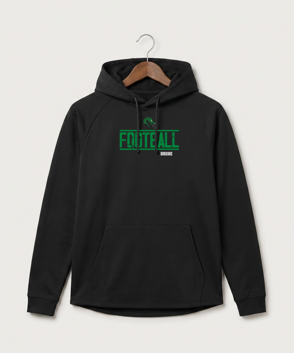 Pine City High School Football (Boys) - Black Hoodie - Full Front