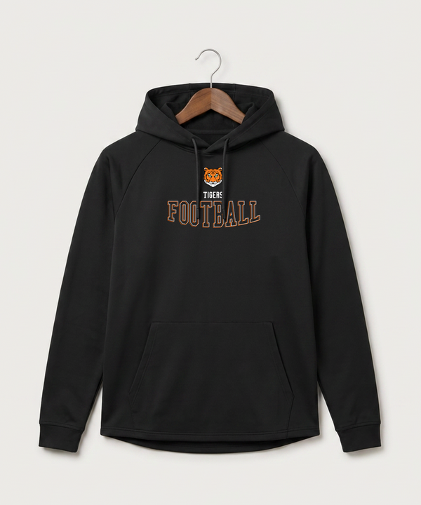 Princeton High School Football (Boys) - Black Hoodie - Full Front