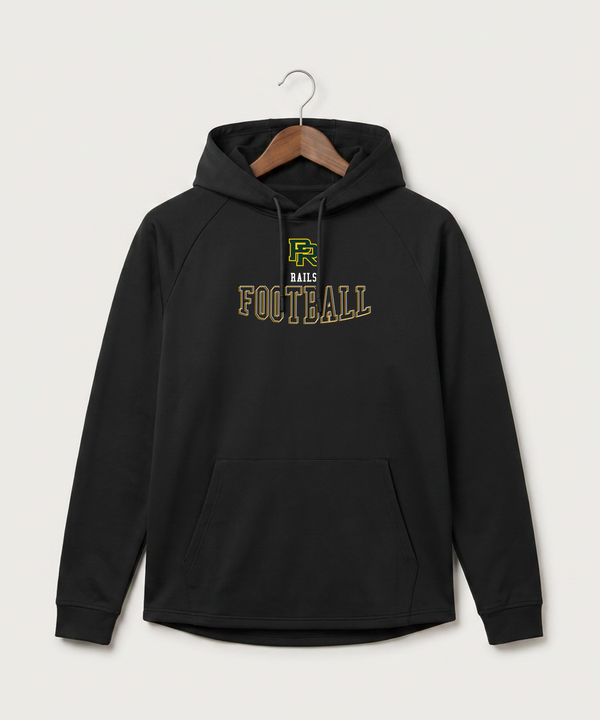 Proctor High School Football (Boys) - Black Hoodie - Full Front