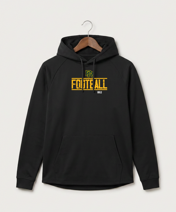 Proctor High School Football (Boys) - Black Hoodie - Full Front