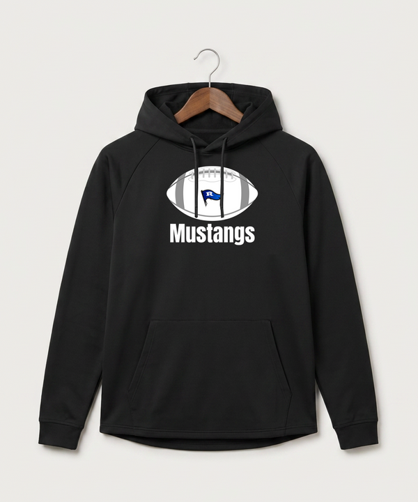 Red Lake County Central Football (Boys) - Black Hoodie - Full Front