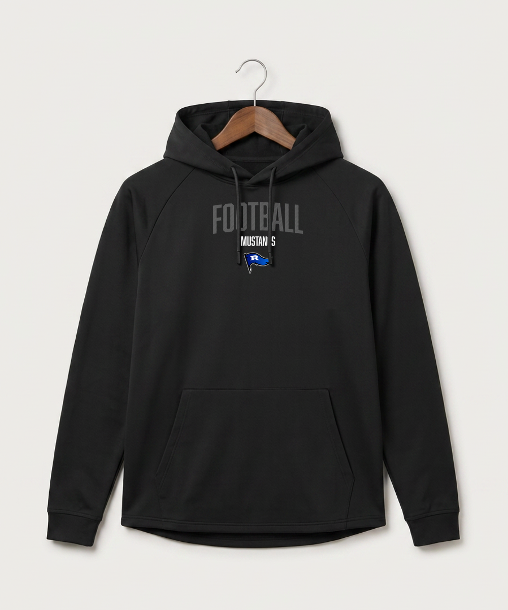 Red Lake County Central Football (Boys) - Black Hoodie - Full Front