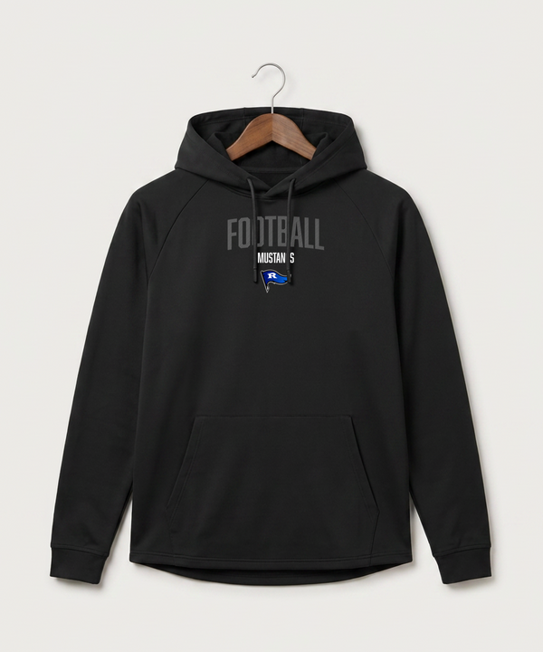 Red Lake County Central Football (Boys) - Black Hoodie - Full Front