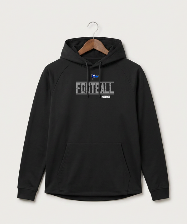 Red Lake County Central Football (Boys) - Black Hoodie - Full Front