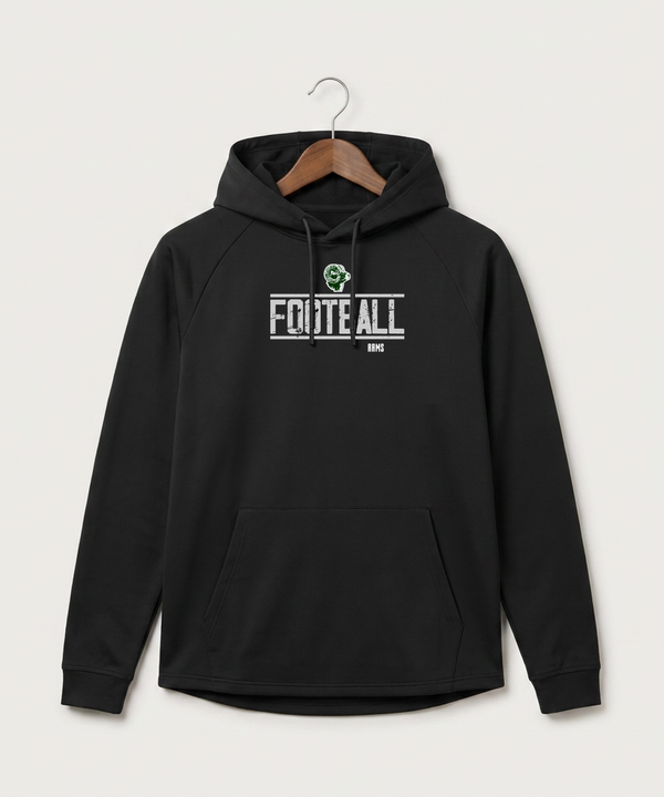 Roseau High School Football (Boys) - Black Hoodie - Full Front