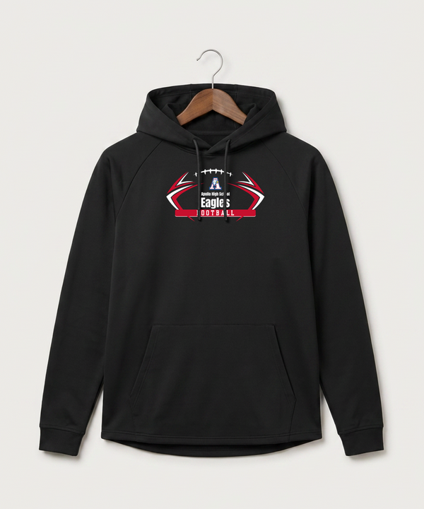 Apollo High School Football (Boys) - Black Hoodie - Full Front