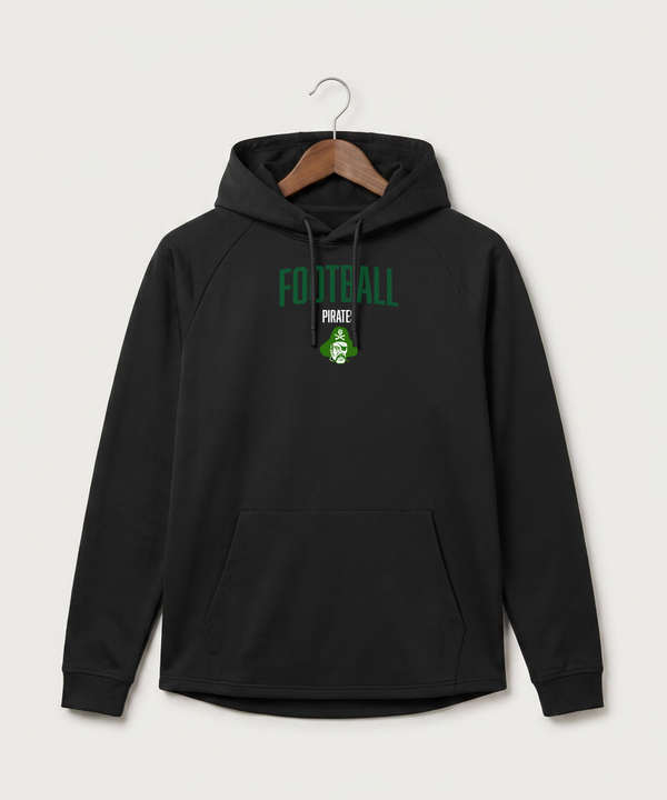 Verndale High School Football (Boys) - Black Hoodie - Full Front