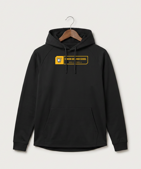 Windom Area High School Volleyball (Girls) - Black Hoodie - Full Front