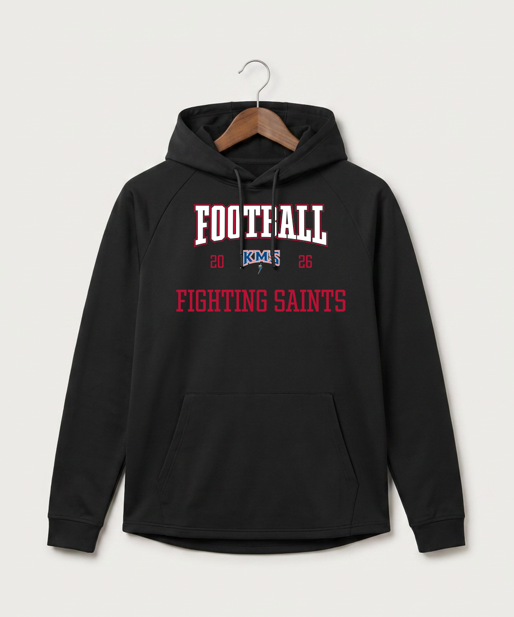 Kerkhoven-Murdock-Sunburg High School Football (Boys) - Black Hoodie - Full Front