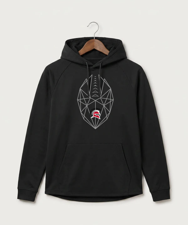 Hancock High School Football (Boys) - Black Hoodie - Full Front