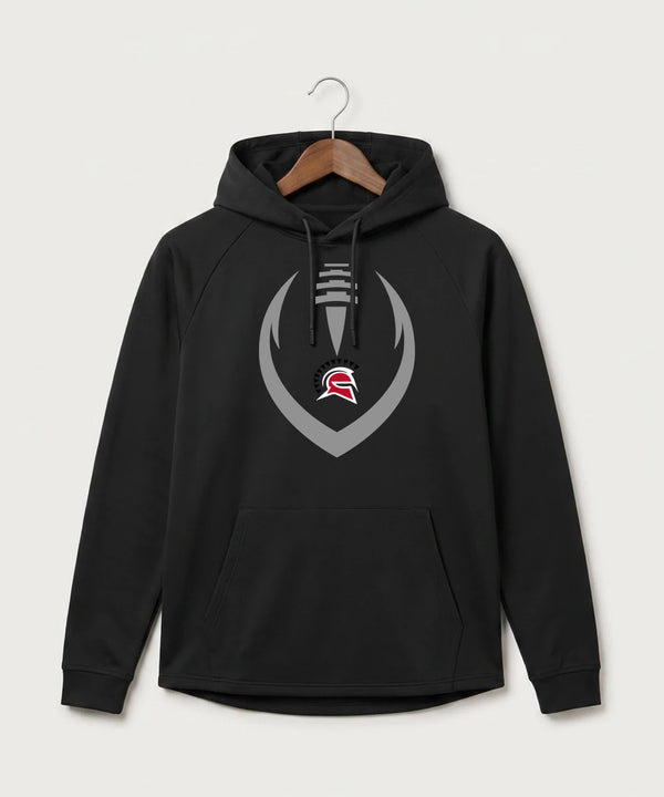 Hancock High School Football (Boys) - Black Hoodie - Full Front