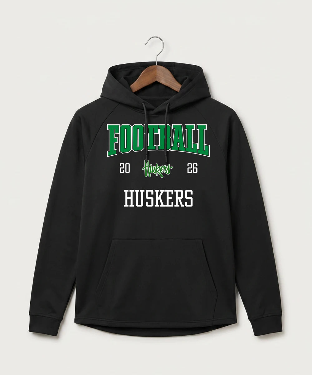 Holdingford High School Football (Boys) - Black Hoodie - Full Front