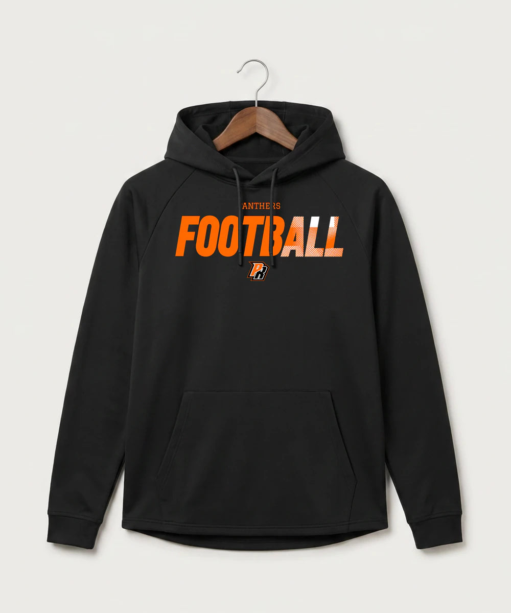 Park Rapids Area High School Football (Boys) - Black Hoodie - Full Front