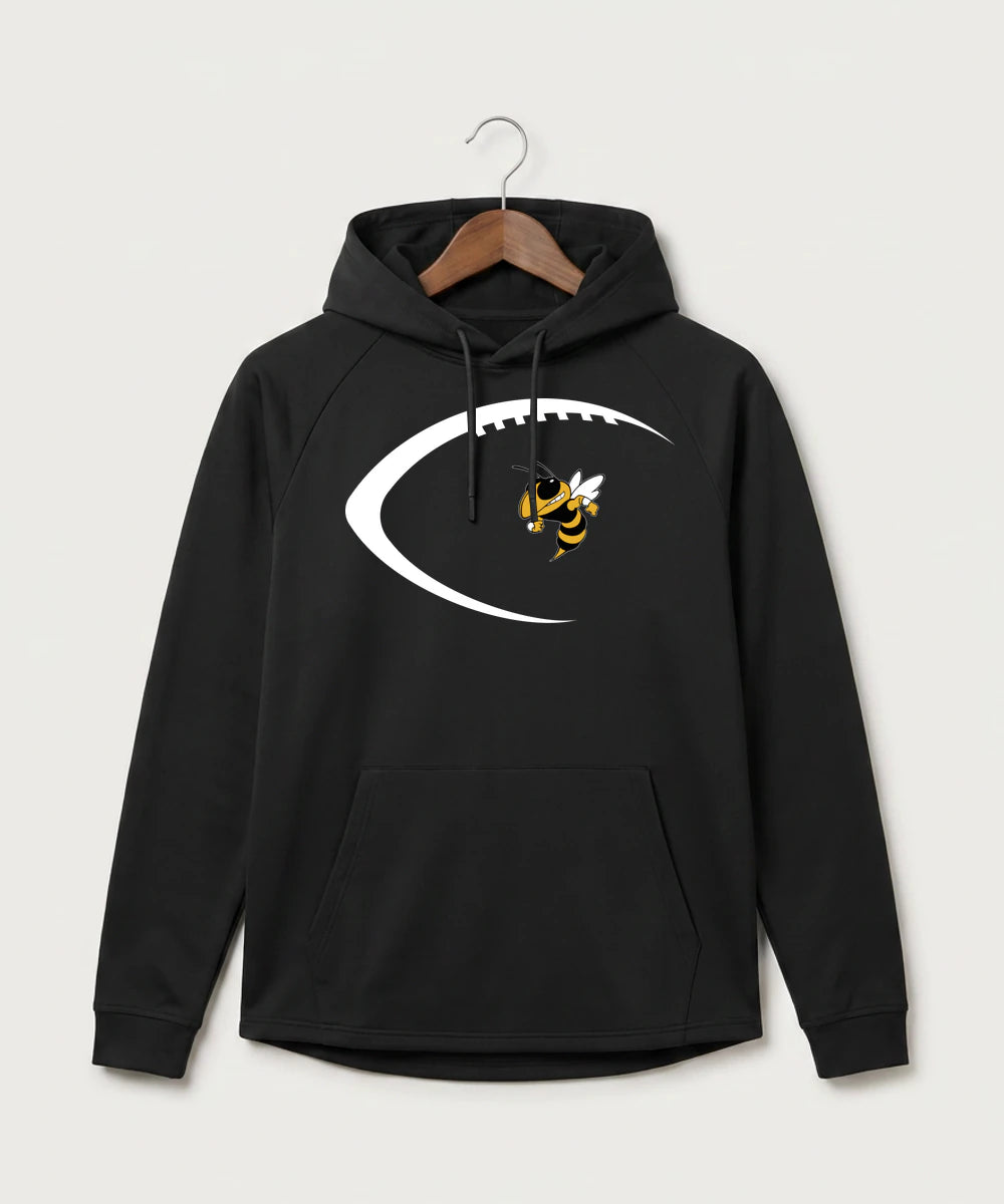 Perham High School Football (Boys) - Black Hoodie - Full Front