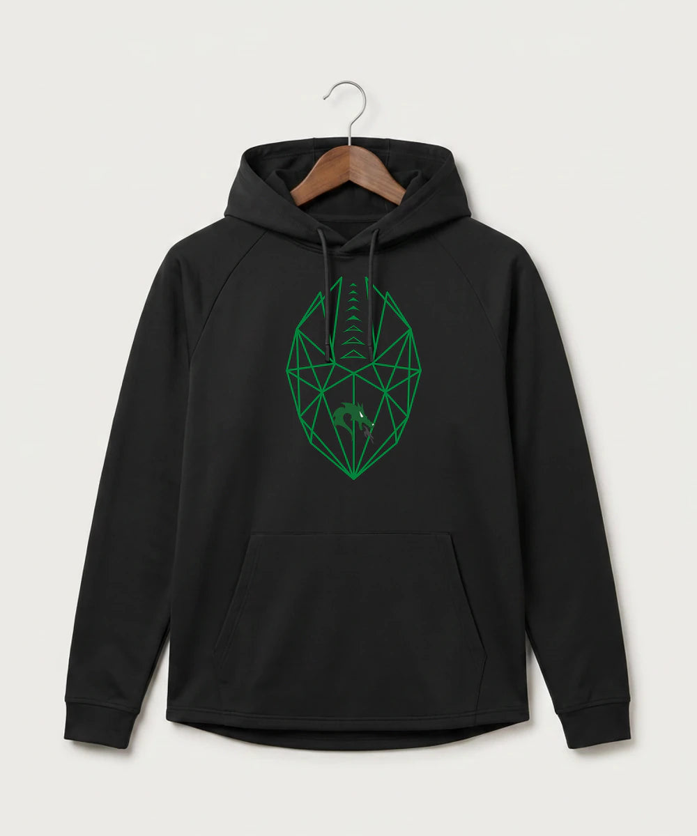 Pine City High School Football (Boys) - Black Hoodie - Full Front