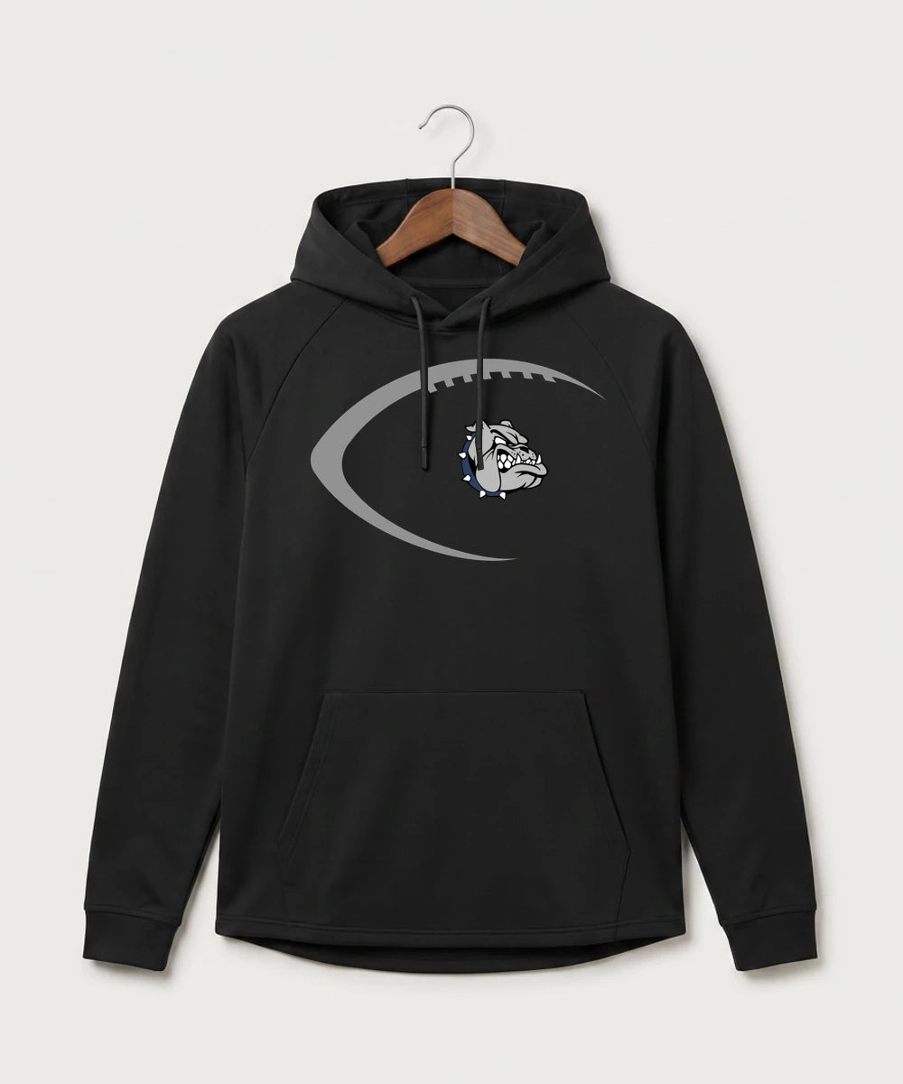 Sargent County High School Football (Boys) - Black Hoodie - Full Front
