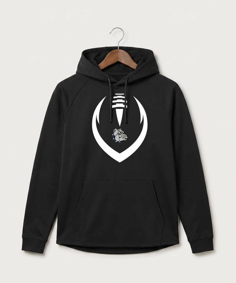 Sargent County High School Football (Boys) - Black Hoodie - Full Front