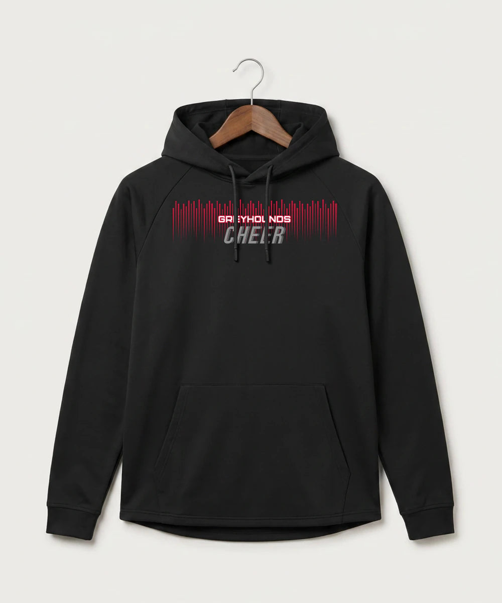 Duluth East High School Cheer (Coed) - Black Hoodie - Full Front