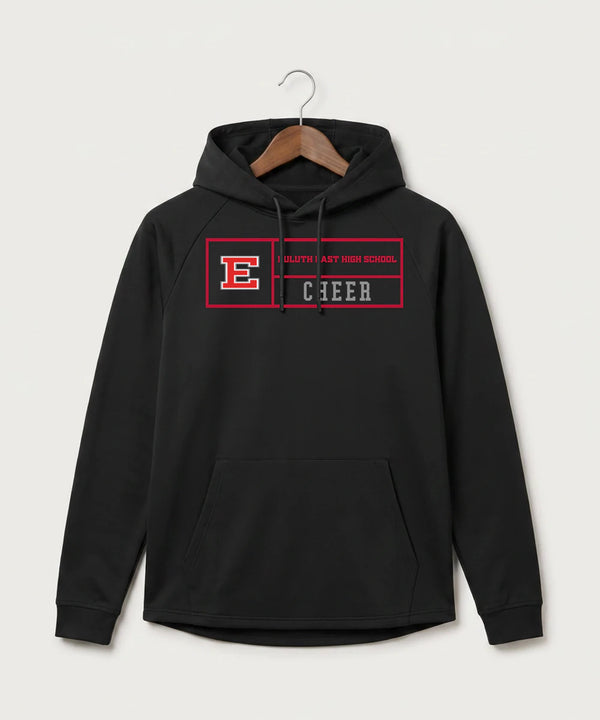 Duluth East High School Cheer (Coed) - Black Hoodie - Full Front