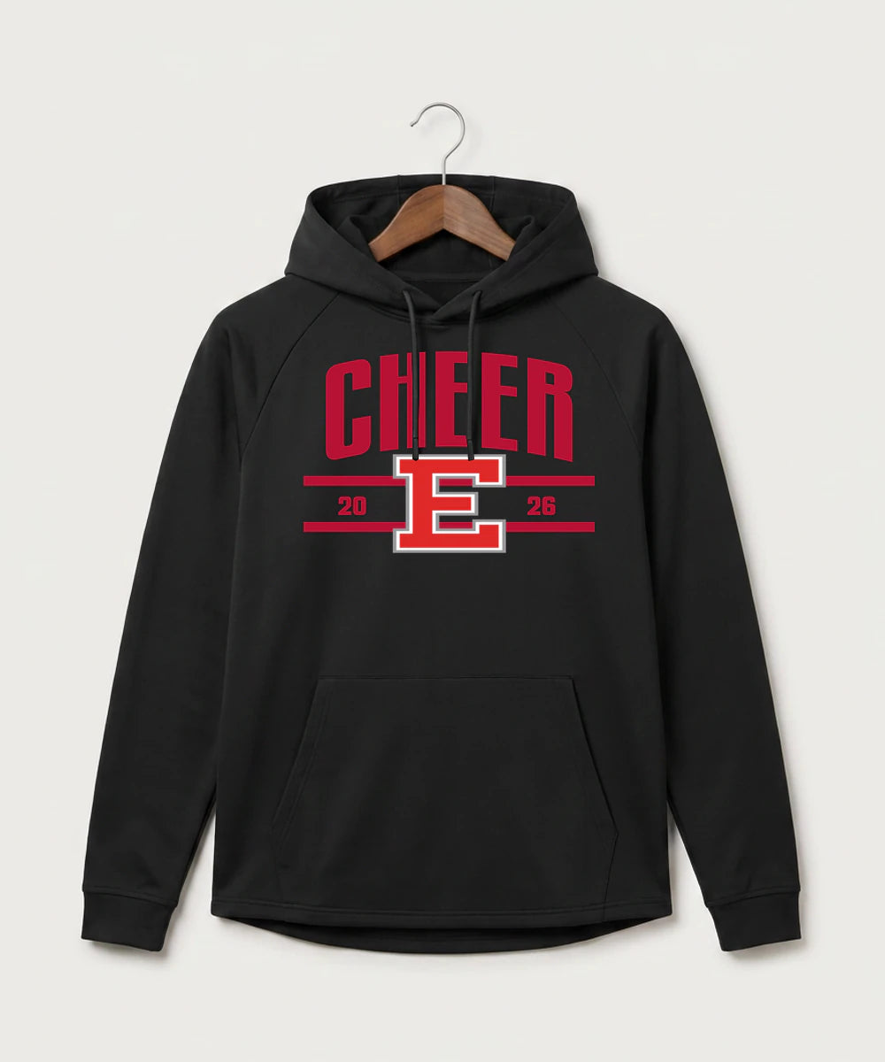 Duluth East High School Cheer (Coed) - Black Hoodie - Full Front