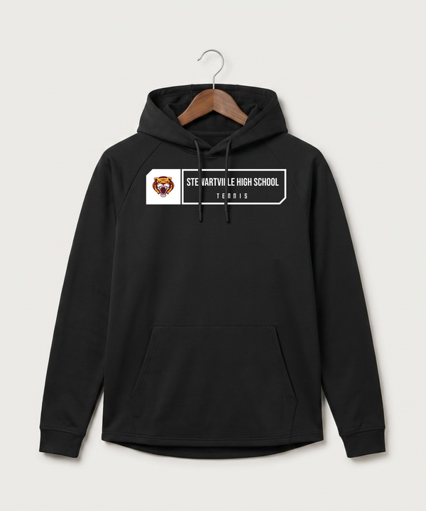 Stewartville High School Tennis (Coed) - Black Hoodie - Full Front