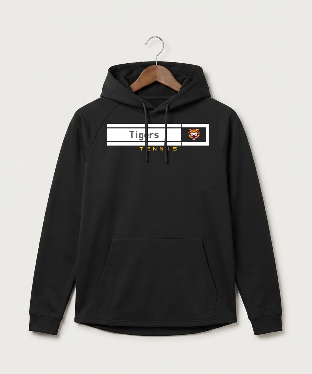 Stewartville High School Tennis (Coed) - Black Hoodie - Full Front
