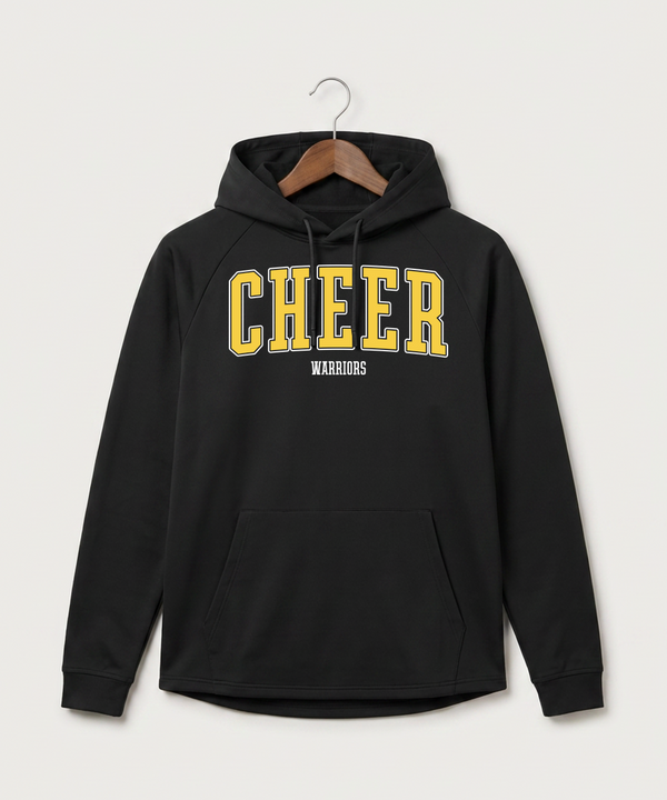 Wausau West High School Cheer - Black Hoodie - Full Front
