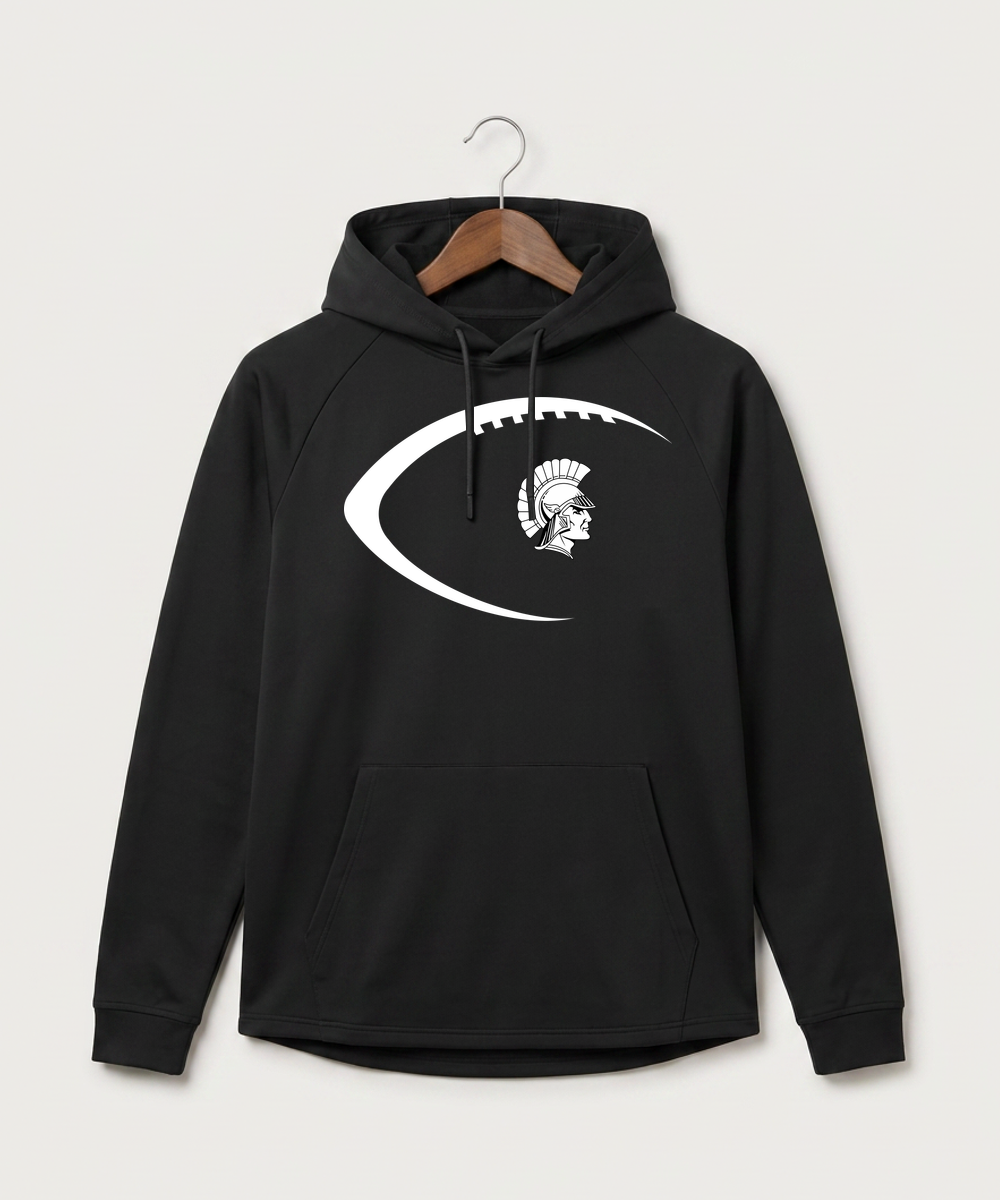 Wauwatosa West Football - Black Hoodie - Full Front