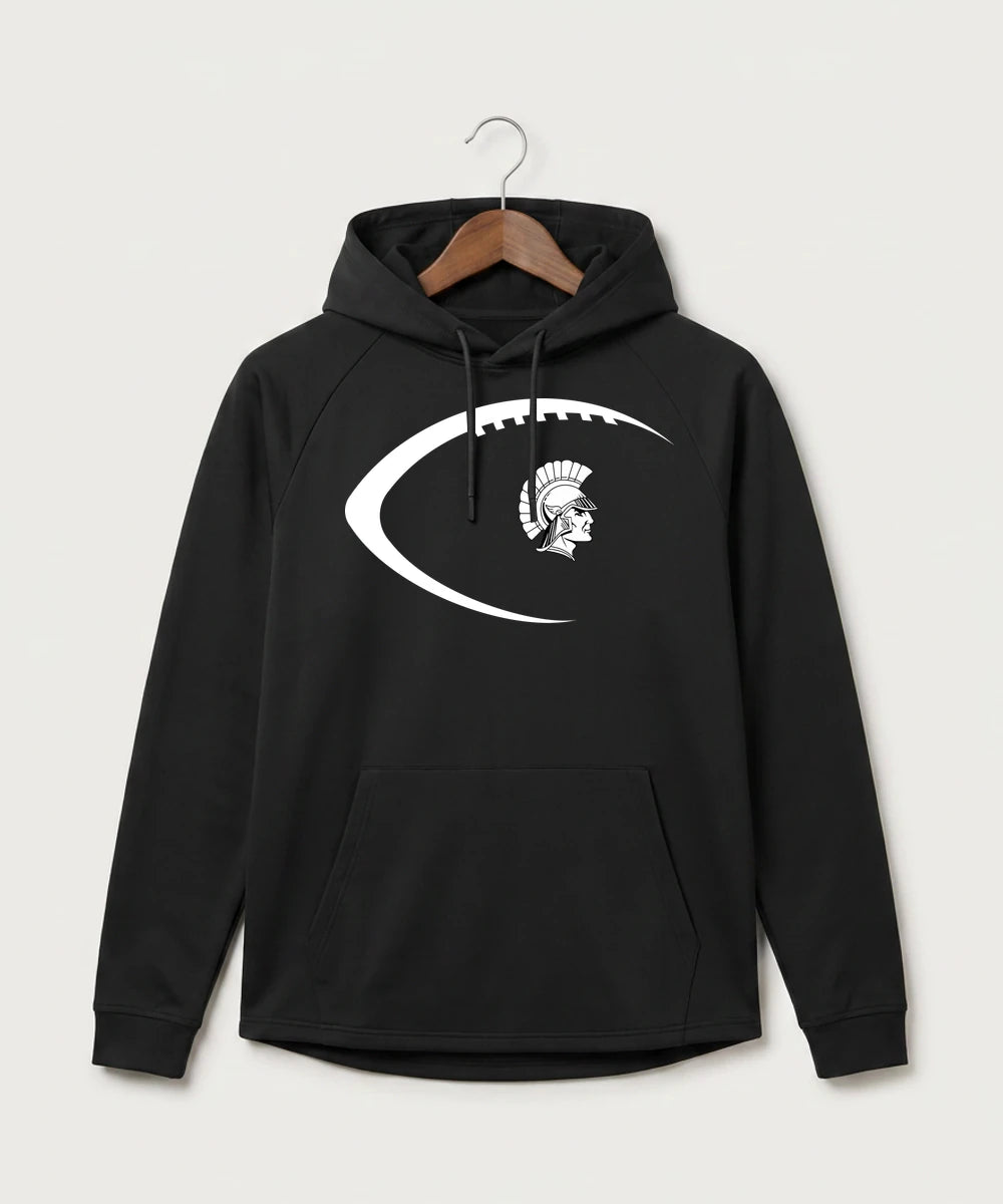 Wauwatosa West Football - Black Hoodie - Full Front