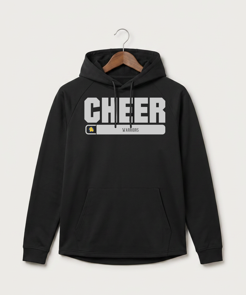 Wausau West High School Cheer - Black Hoodie - Full Front